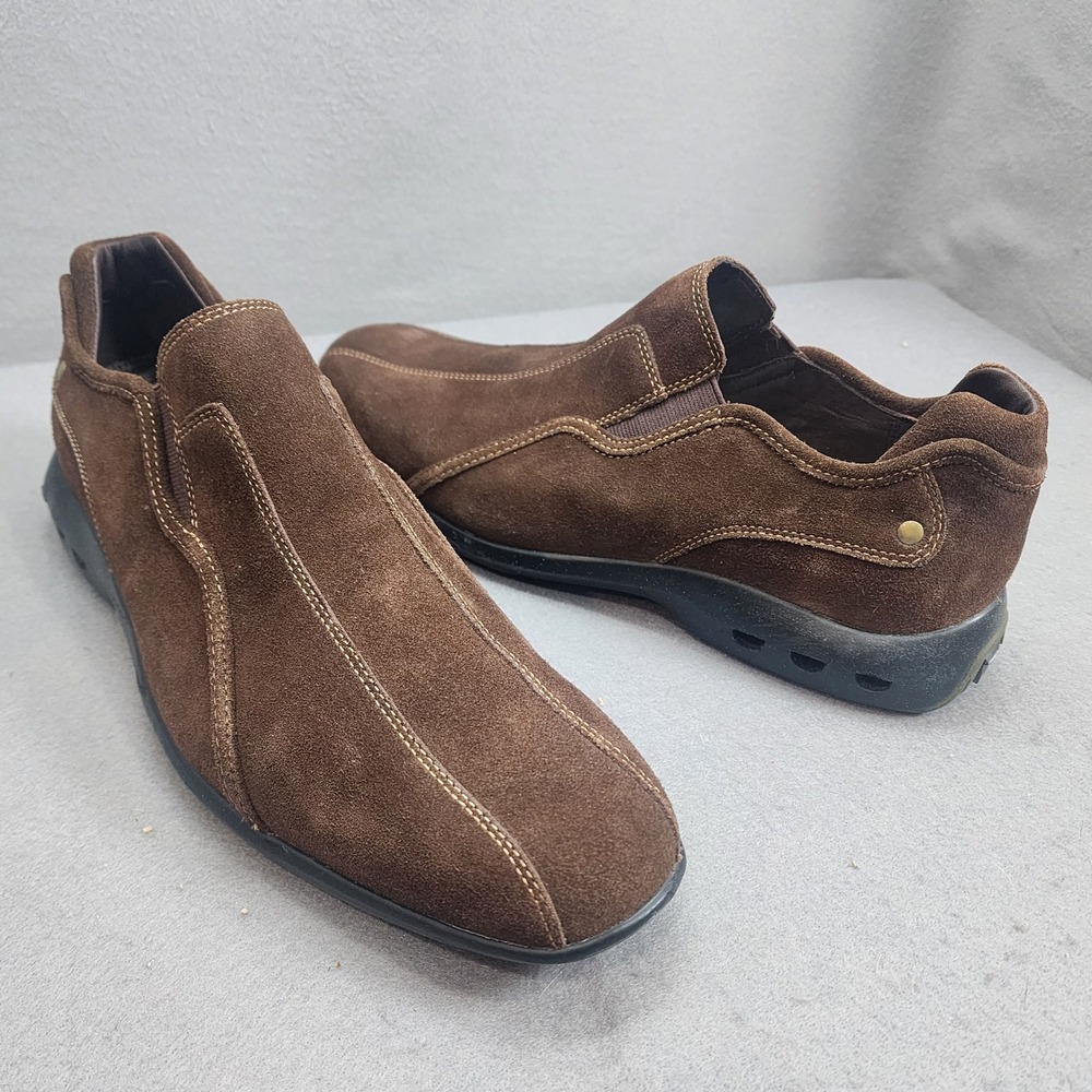 Cole Haan Air Loafers Brown Suede Slip On Shoes Mens 10.5 M C04905